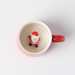 Santa Claus in red cup